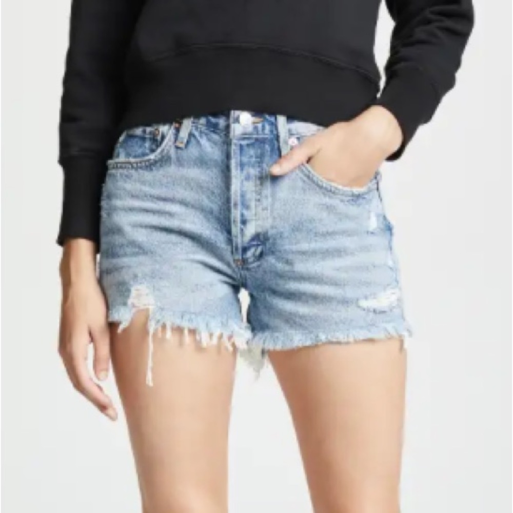 Agolde Parker Vintage Cut Off Short in Swapmeet (24)